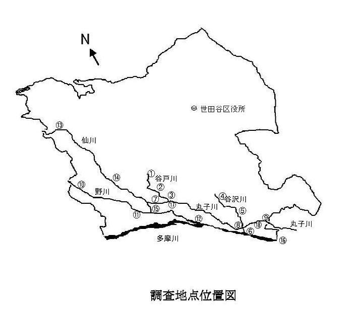 河川調査地点地図