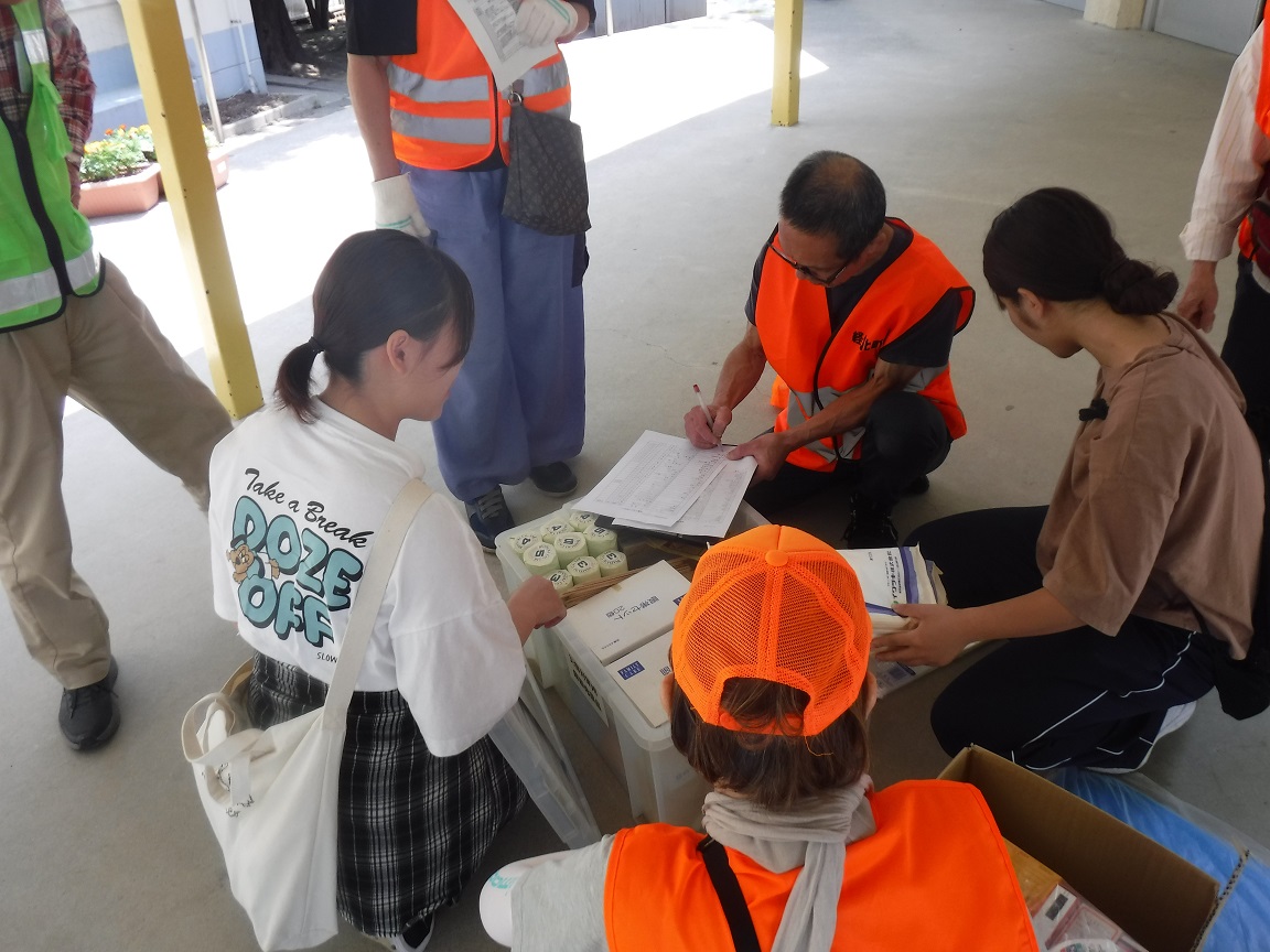 経堂小学校避難所運営訓練