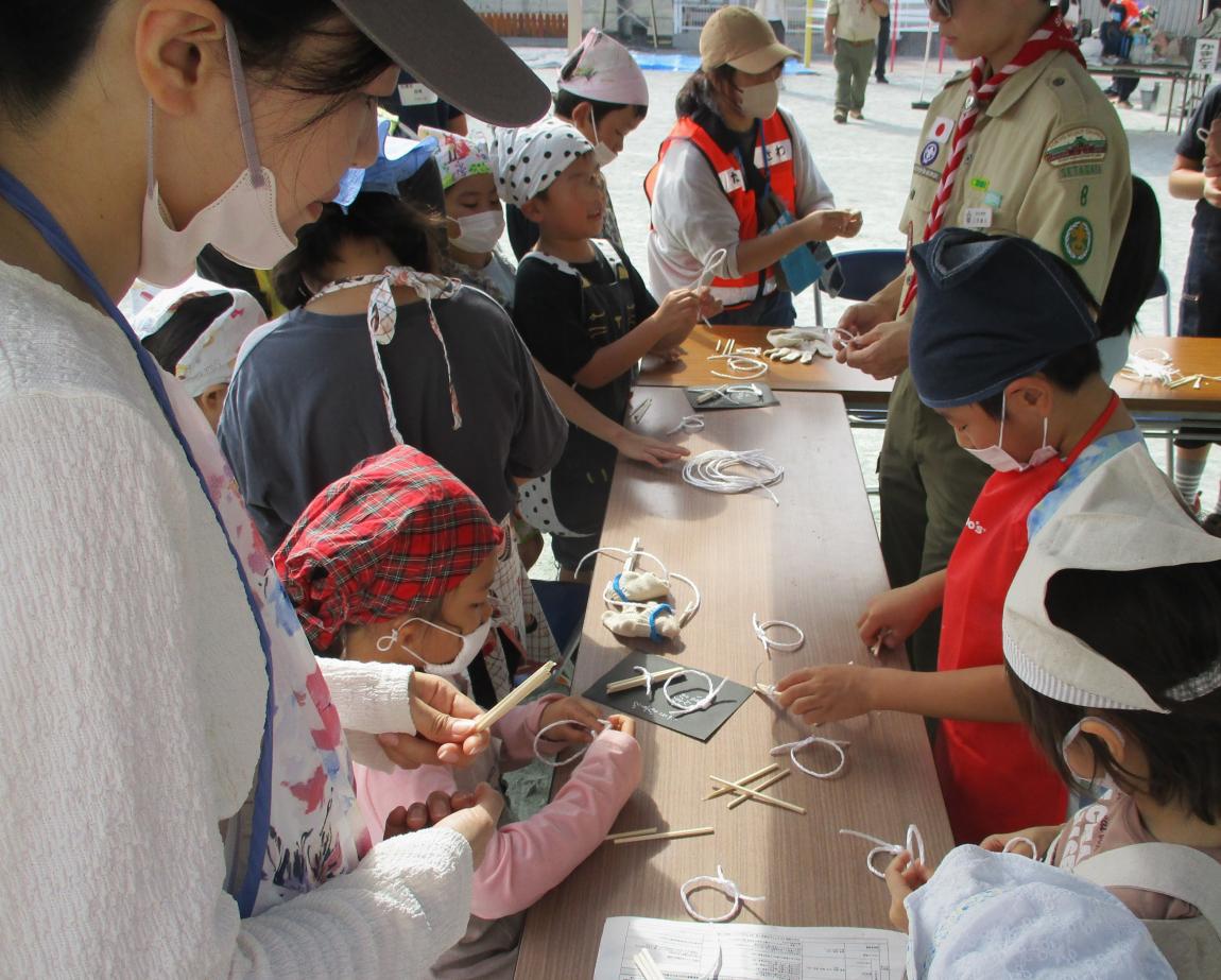 ロープワーク体験