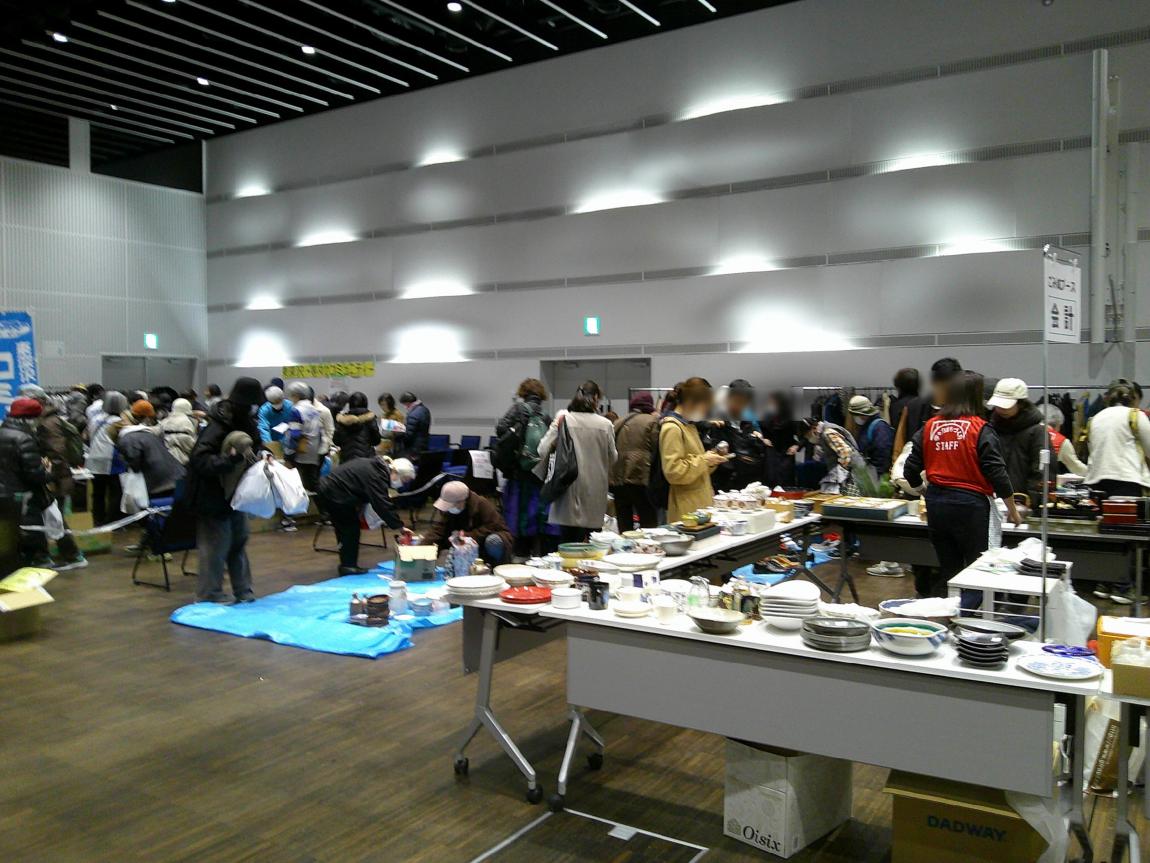 等々力リサイクル市の様子