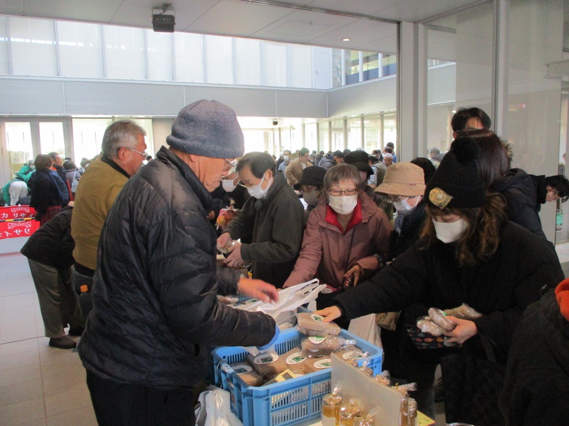 川場村物産展の様子