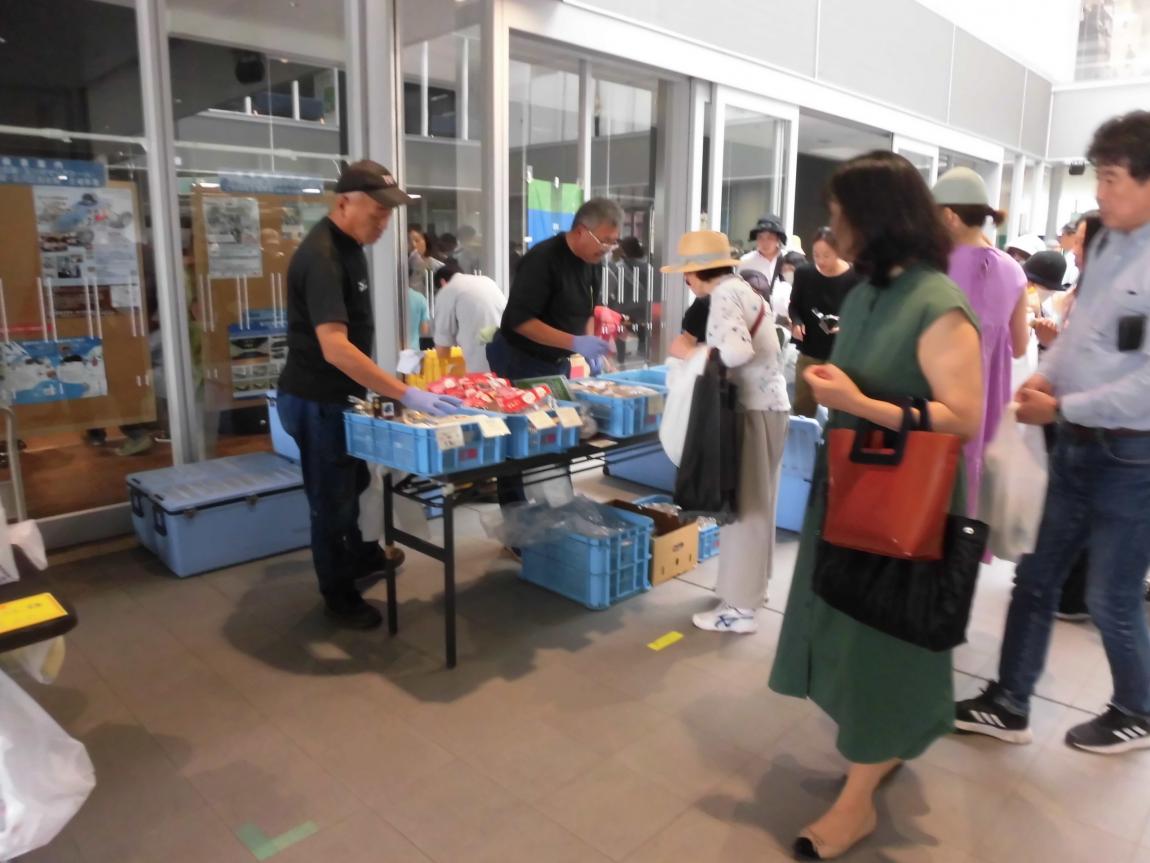 川場村物産展の様子