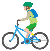 自転車もヘルメット