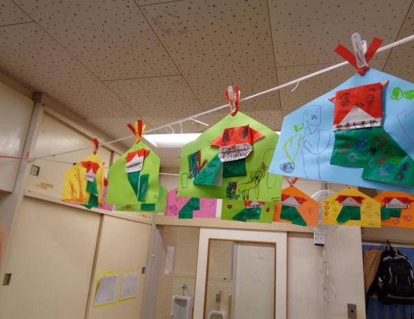 こすもす組獅子舞制作