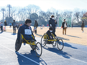 車いすレーサー体験