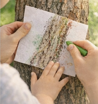 平和の絵葉書の作成時の様子