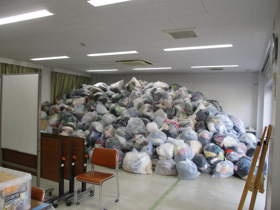 事前回収の様子