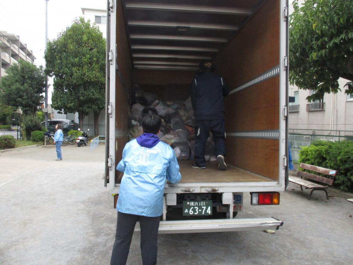 当日回収の様子