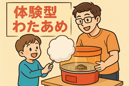 体験型綿あめイメージ画像
