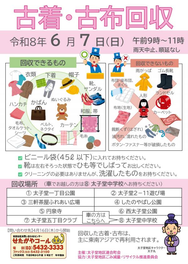 古着古布回収ポスター