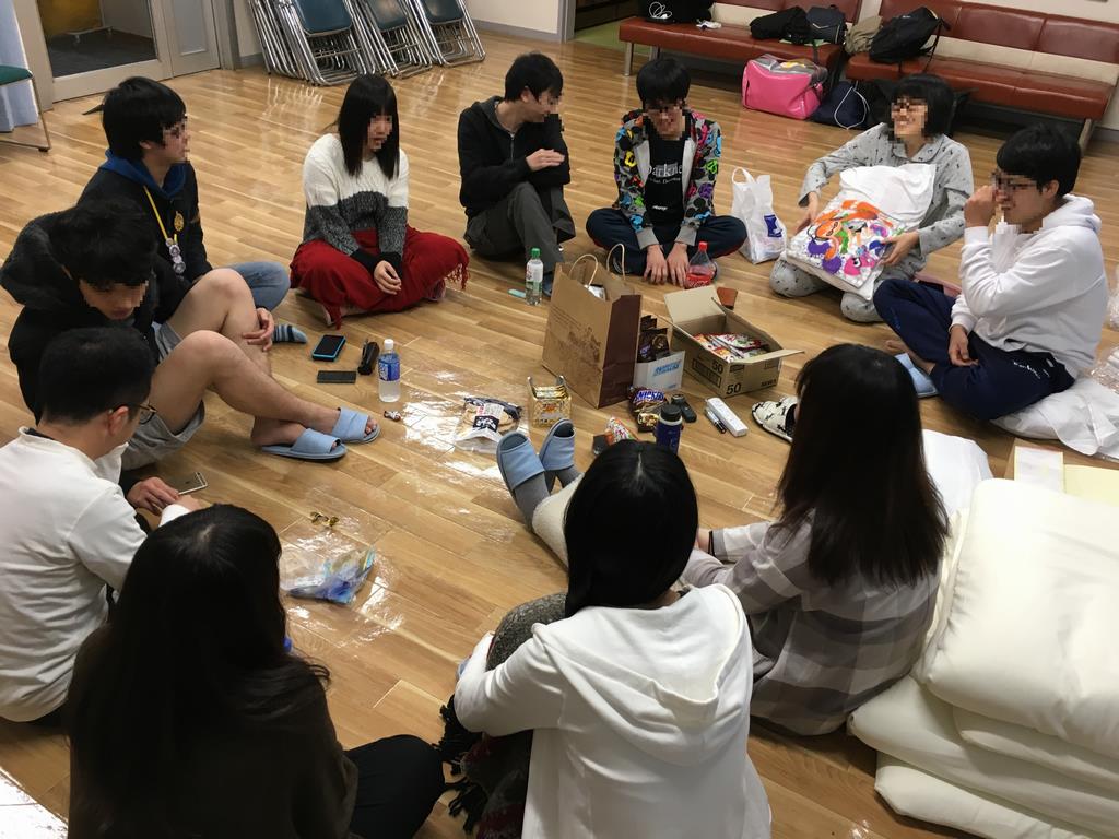 宿泊の様子