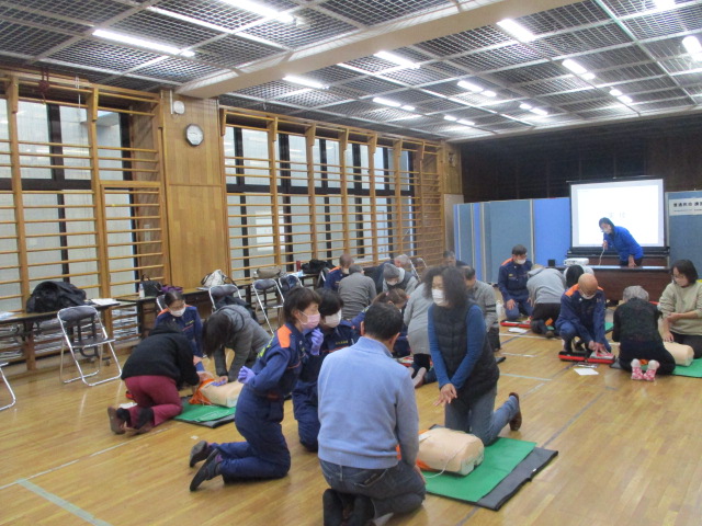 普通救命講習会 様子（2）