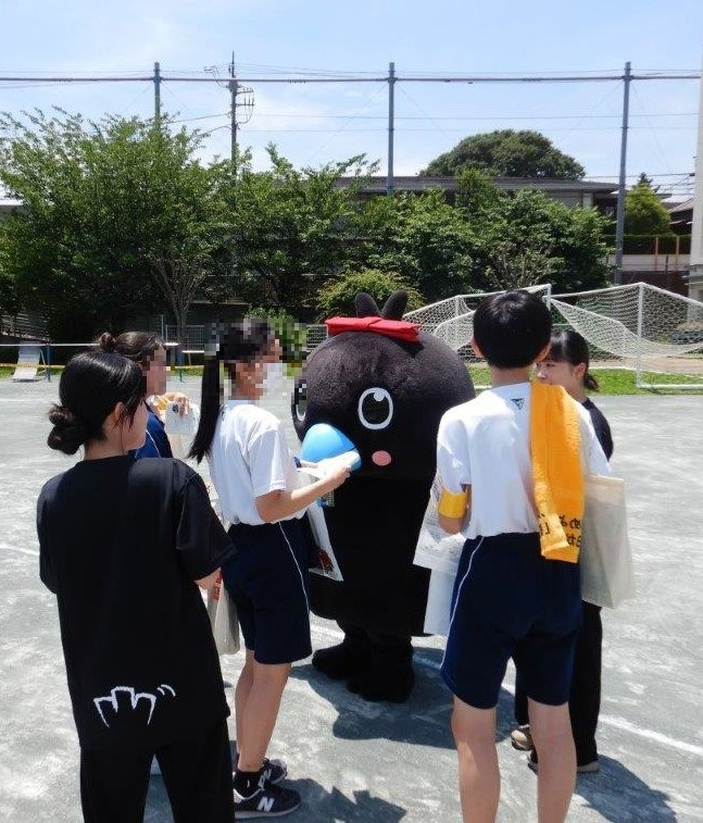グラウンドでのからぴょん
