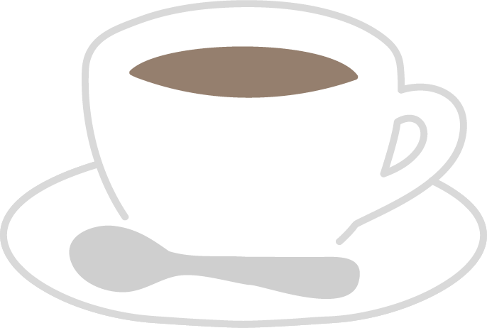 コーヒーカップのイラスト