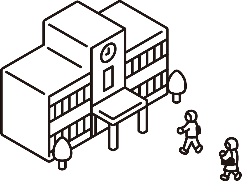 学校のイラスト