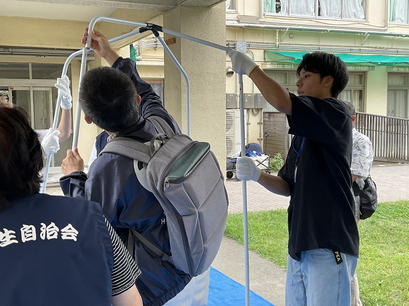 駒留中学校避難所運営訓練
