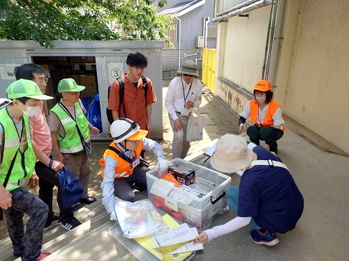 経堂小学校避難所運営訓練