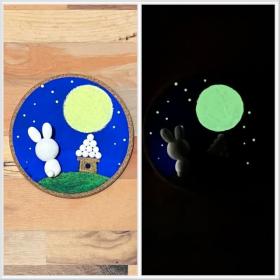 夜空と月見うさぎの作品の写真
