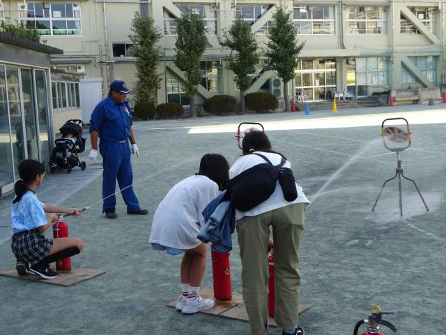 水消火器の様子