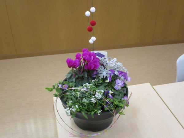 寄せ植え講習会作品