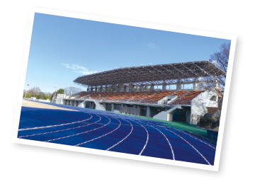 総合運動場陸上競技場の写真