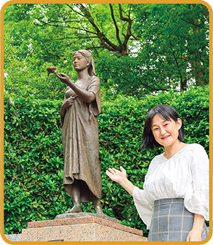平和の祈り像の写真