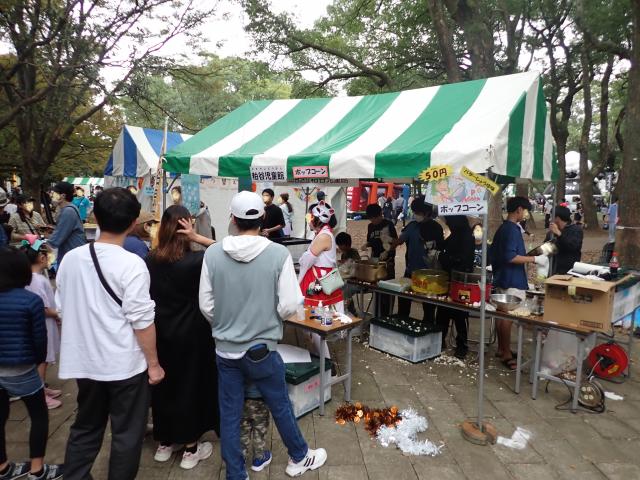 蘆花まつり出店の様子
