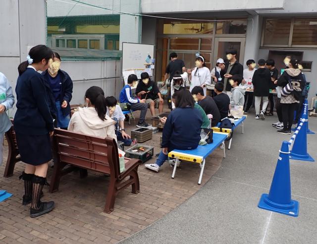 BBQの様子