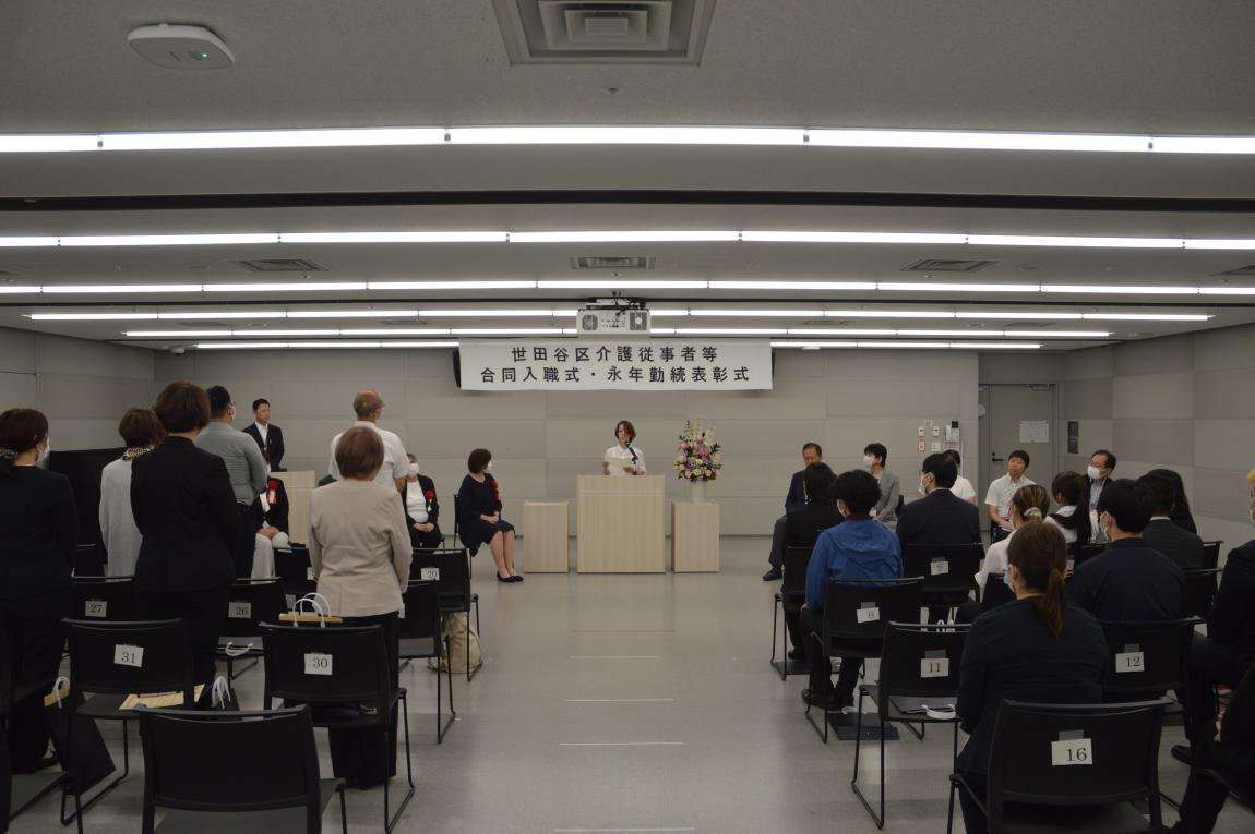 永年勤続表彰者の代表挨拶