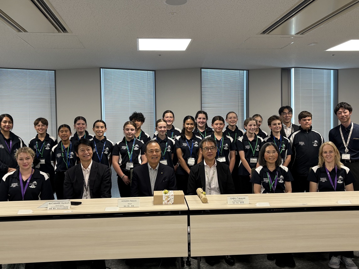 区長・教育長表敬