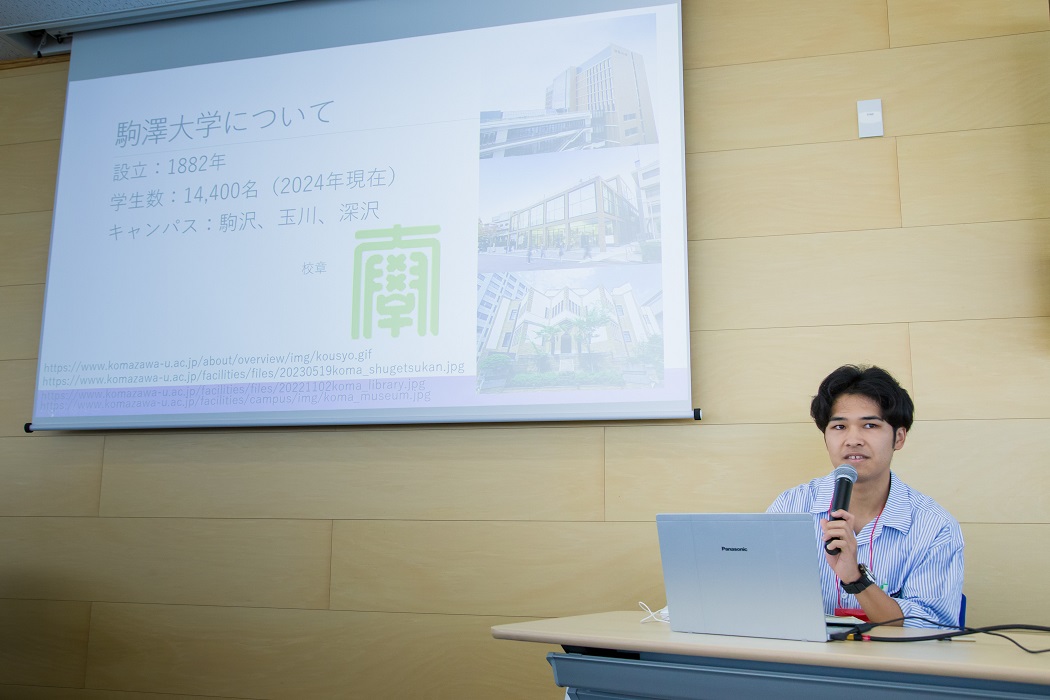 学校・活動紹介の様子1