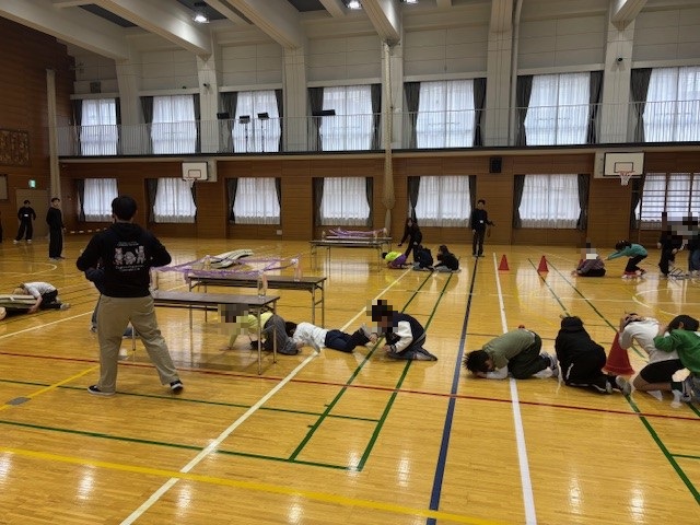 防災競技の様子1