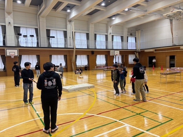 防災競技の様子2