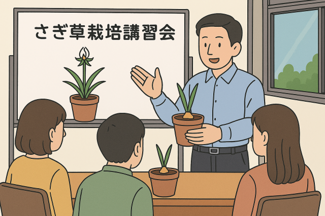 さぎ草栽培講習会