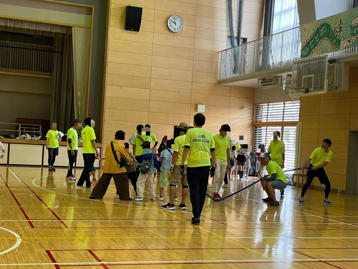 梅丘スポーツスタンプラリーの様子1