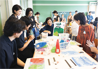 ワークショップの様子の写真