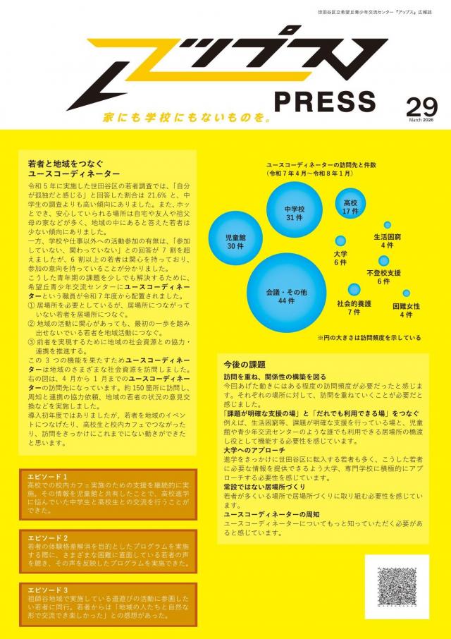 アップスPRESS29号（表紙）