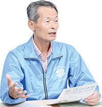 長島会長の写真