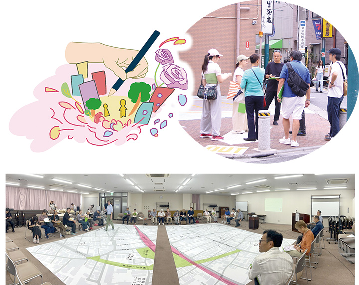 ワークショップの様子の写真