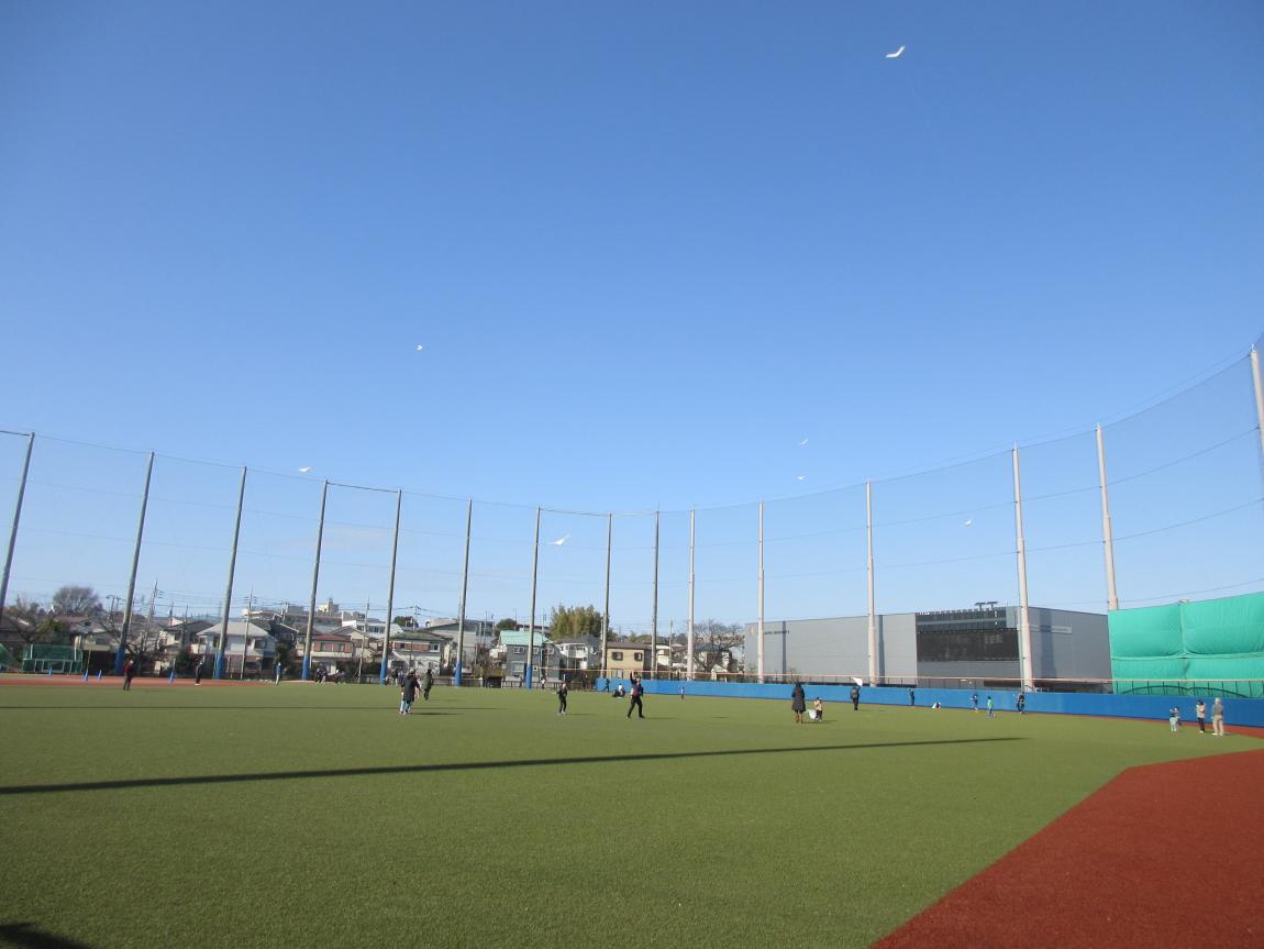 凧揚げしている様子