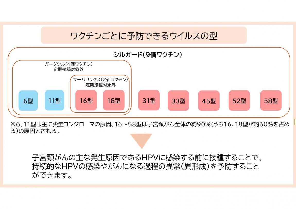 予防できるウイルス型