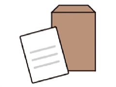 封書のイラスト