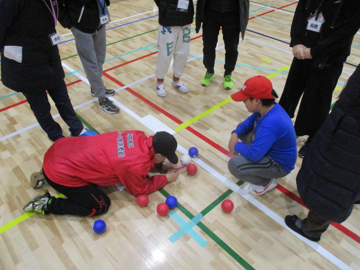 ボッチャ大会の様子1