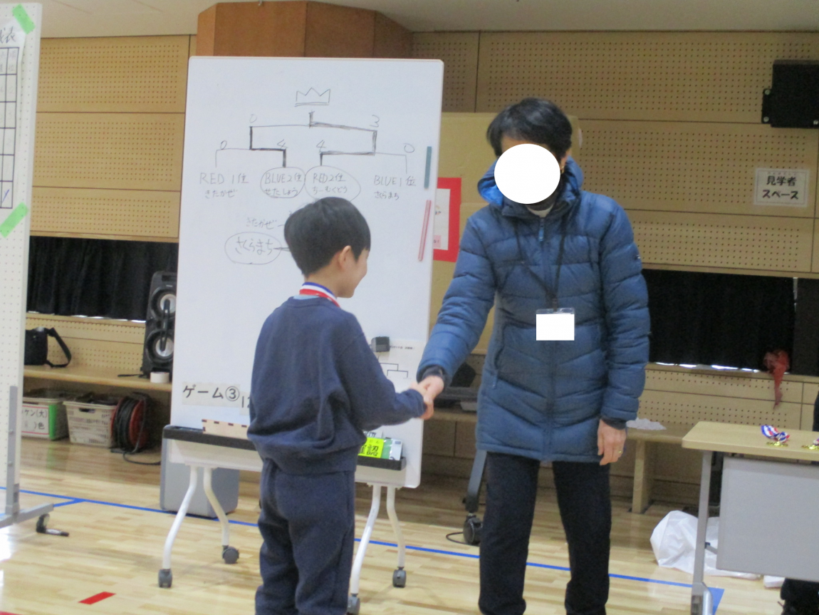 メダル授与の様子