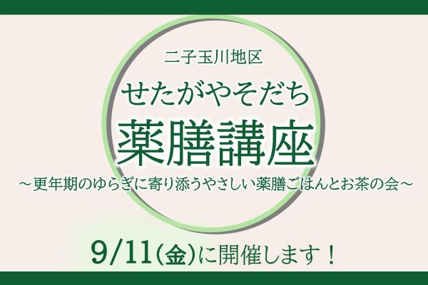 せたがやそだち薬膳講座サムネイル