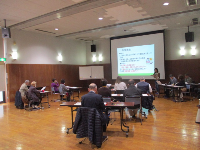 防犯講座 様子