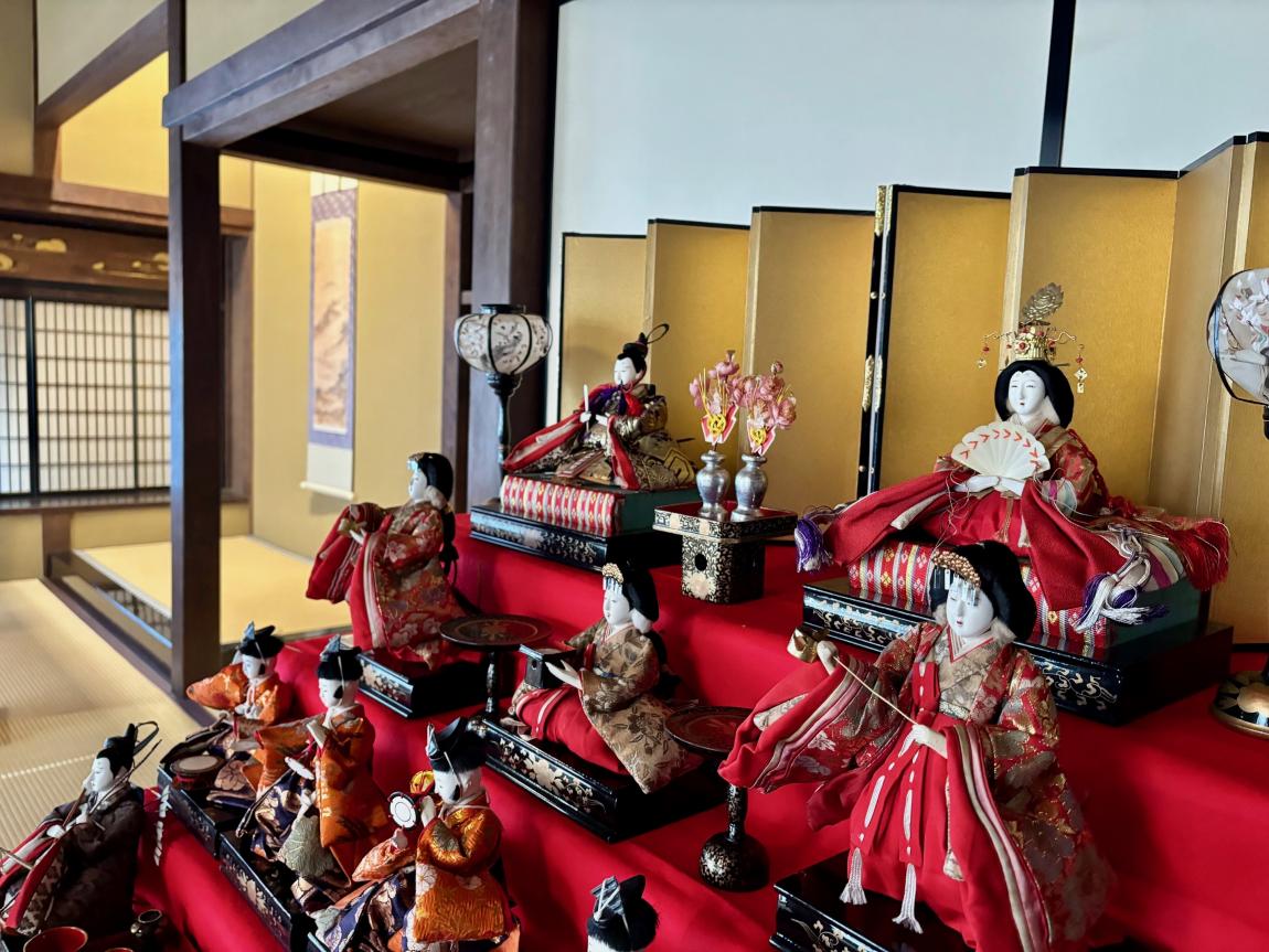 雛人形の展示の様子