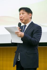 国士舘大学副学長挨拶写真