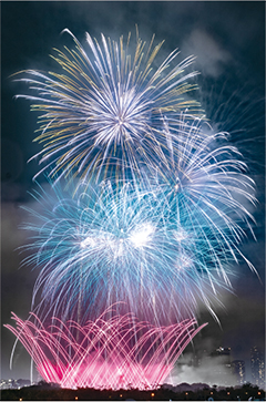 世田谷区たまがわ花火大会の写真