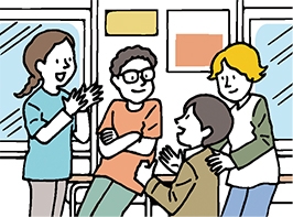 海外体験活動のイメージイラスト